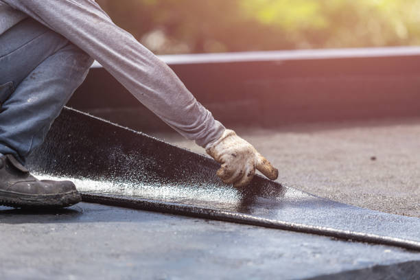 Professional Interior Drainage System technician working in La Crosse, KS